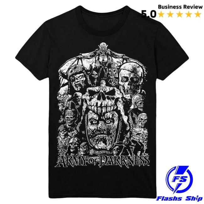 Official Gutter Garbs Army of Darkness: Evil Army Hot Shirt
