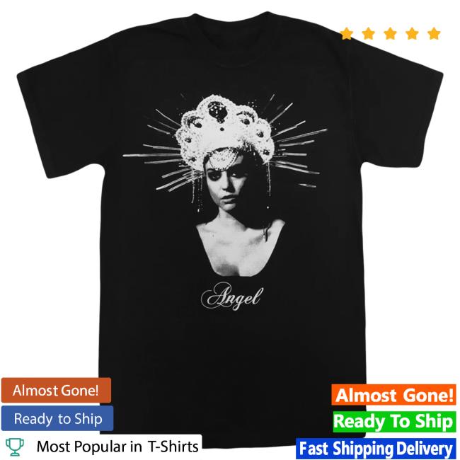 Official Hello Merch Angel Olsen Angel Crown Black T-Shirts AngelOlsen HelloMerch