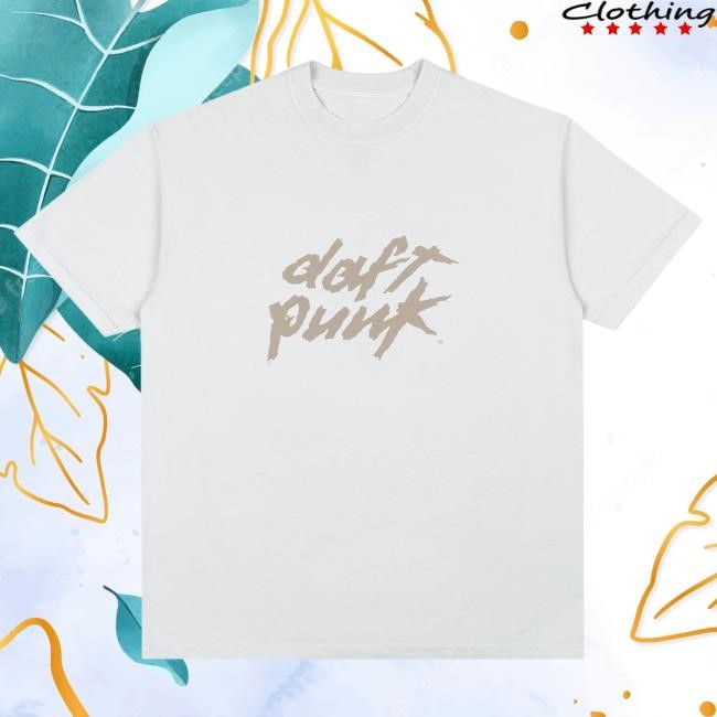 Official Spotify Capsule Merch Store Shop Daft Punk Daft Punk Drumless Logo T-Shirt SpotifyCapsuleStore DaftPunk