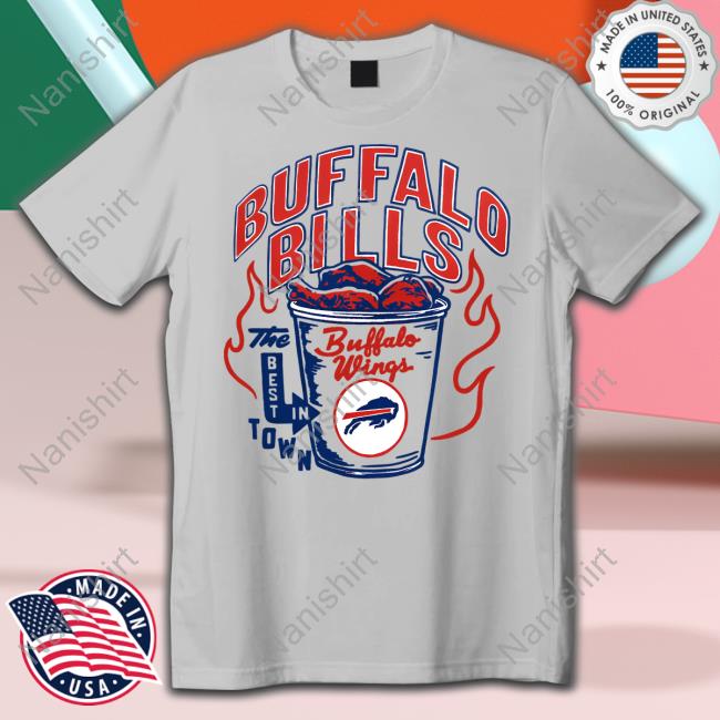 Official Fanatics Merch Buffalo Bills Homage Unisex NFLxGuy Fieri’s Flavortown Tri-Blend T-Shirt