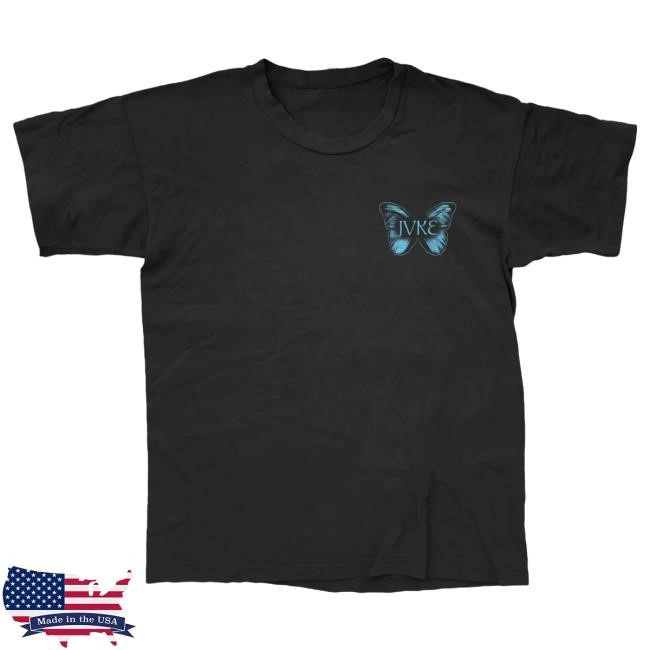 Official JVKE Store Butterflies - Black New Shirt