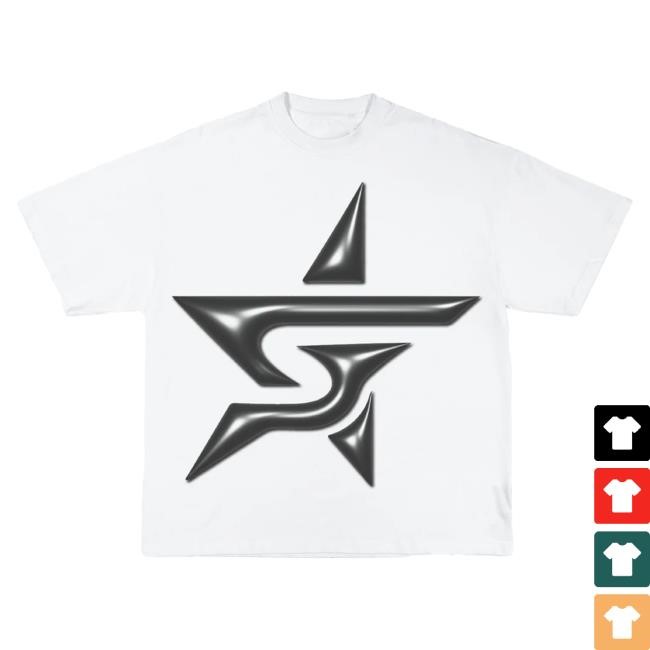 Official Sana Detroit Store Chrome Star T Shirt SanaDetroit