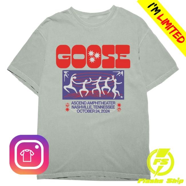 Official Goose The Band Merch Goosetheband Nashville - October 2024 Event Attractive Shirt