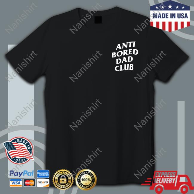 Dude Dad Merch Anti-Bored Dad Club Long Sleeve Shirt