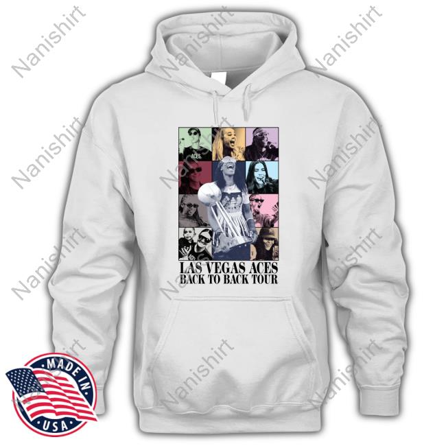 Official A’Ja Wilson Las Vegas Aces Back To Back Tour Shirt