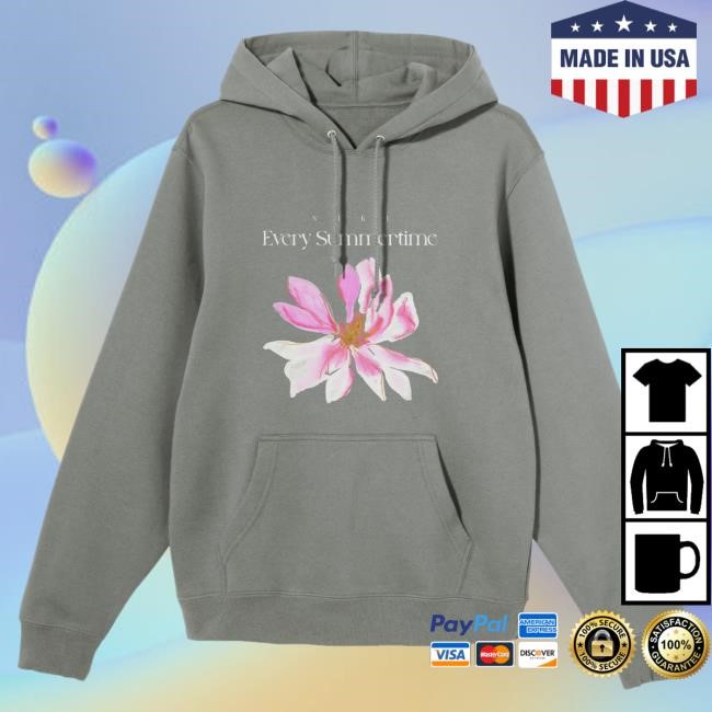 Niki Every Summertime Grey New Hoodie Official Niki Merchandise