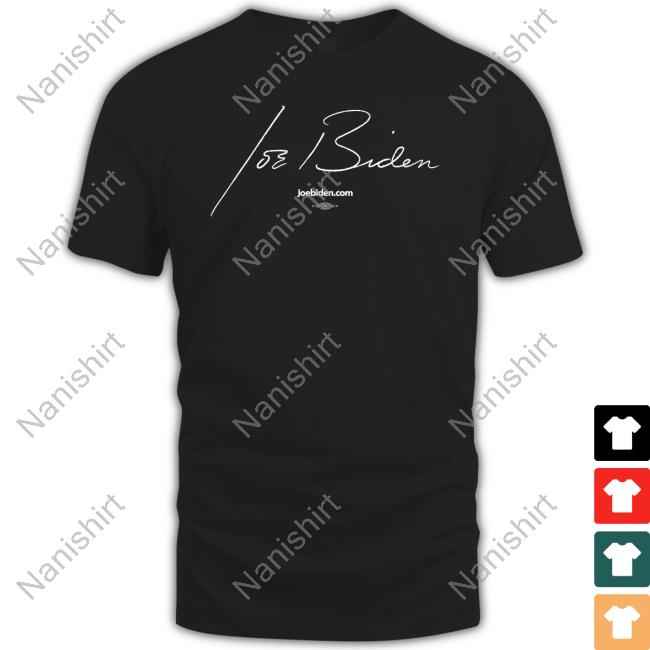 Official Joe Biden Merch Joe Signature Tee Biden Harris