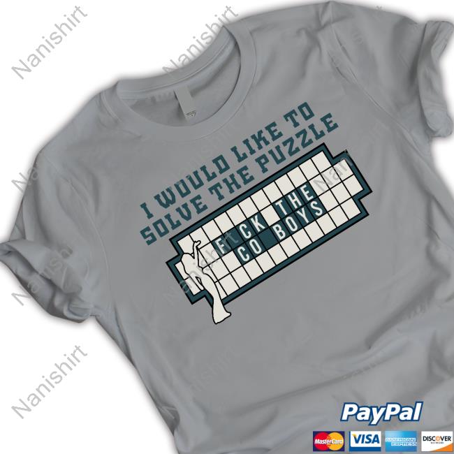 Red Da Redz I Would Like To Solve The Puzzle Fuck The Cowboys Shirt