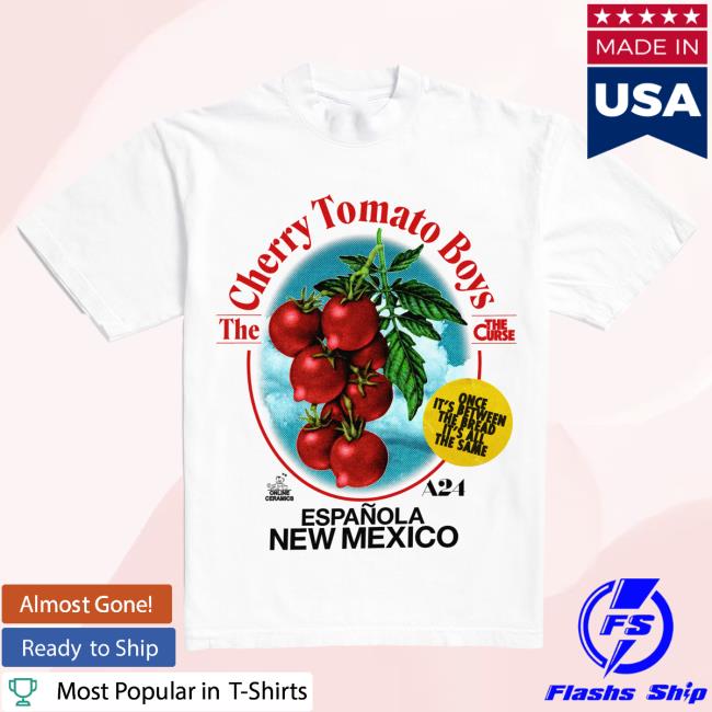 Official A24 Merch Store A24 Films Online Ceramics X The Curse Cherry Tomato Boys T-Shirts A24 Shop