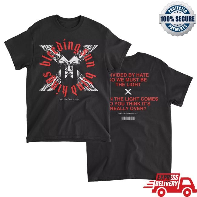 Official Merchbar Chelsea Grin Blind Kings Bleeding Sun Shirt 2024 Merch Bar