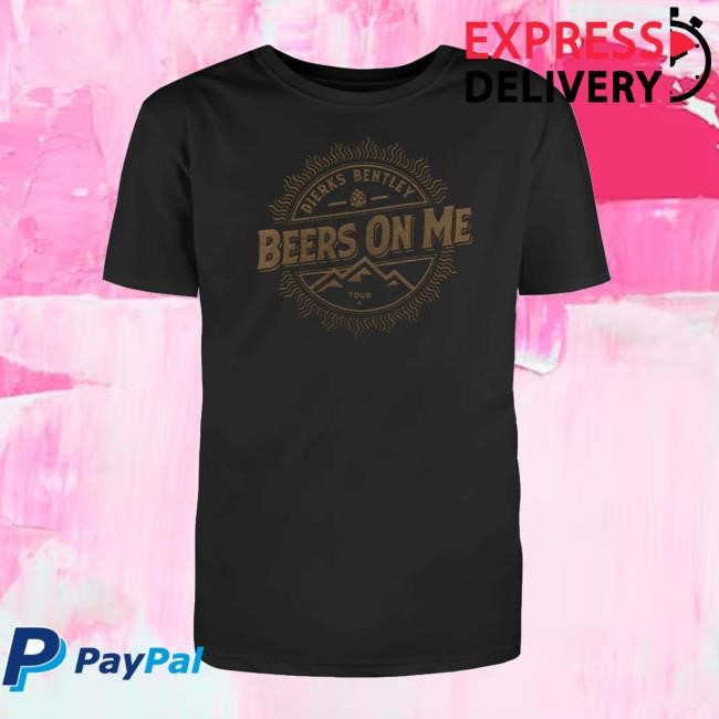 Dierks Bentley Official Merch Store Beers On Me Tshirt Dierks Bentley Clothing Shop Apparel