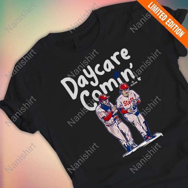 Official Brandon Marsh & Bryson Stott Daycare Comin' Hoodie Daycare Comin' T Shirts
