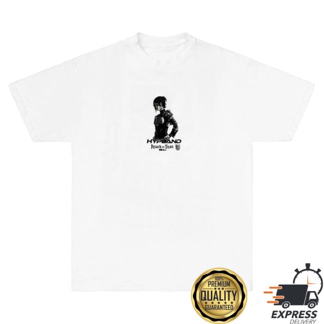 Official Hypland Clothing Merch Store Aot Hange Tshirt (White)