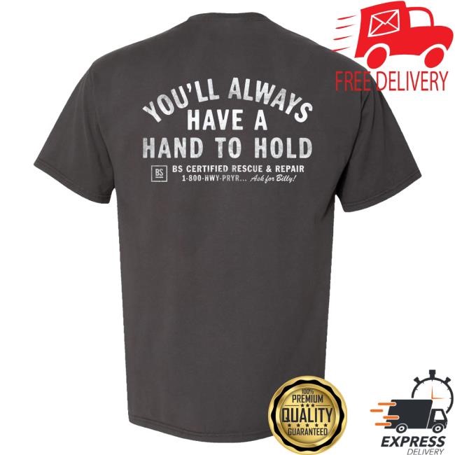 Official Billy Strings Merch Store Hand to Hold Top Shirt (Oxford Pennant)