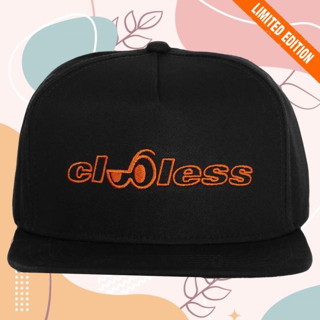 Official Clooless Merch Core Logo Snapback Hat - Black