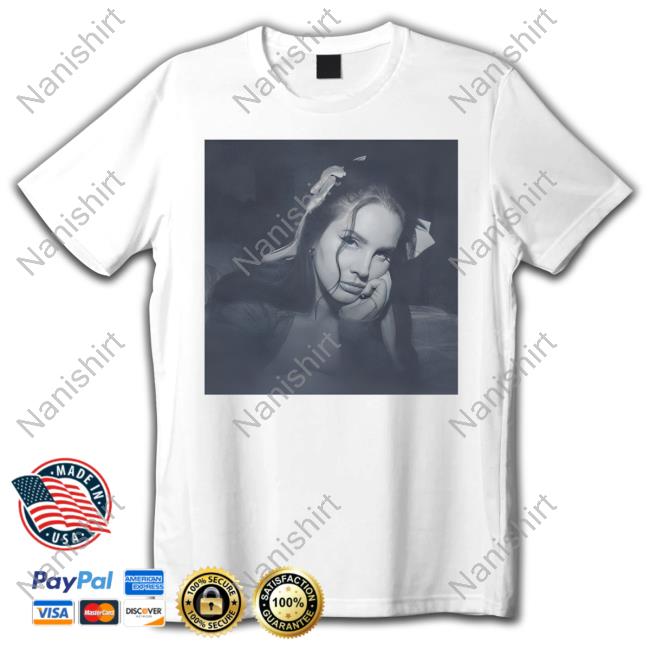 Lana Del Rey Merch Under Ocean Blvd In Natural Tee