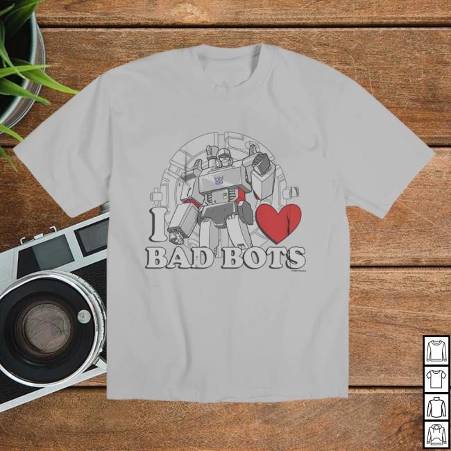 Transformers Megatron I Love Bad Bots New Tee