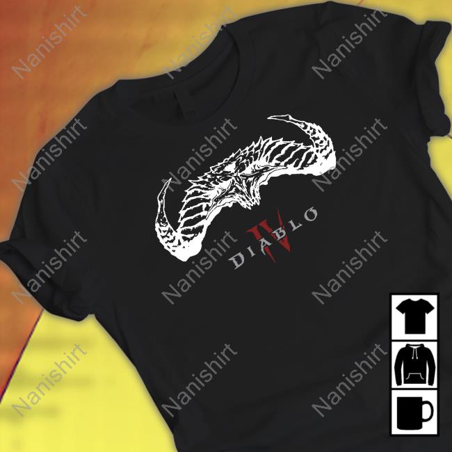 Diablo 4 Merch Diablo Iv Skull Crewneck Sweatshirt