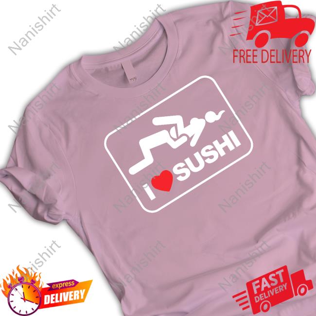 Danny Duncan Merch I Heart Sushi Black Tee Shirt Dannyduncan69