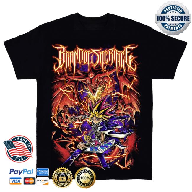Official Brand Of Sacrifice Merch Slifer Black T-Shirts