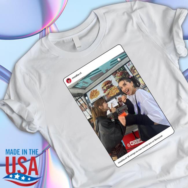 Rosalia Vt Shirt Rosalía & Lisa It Girl Limited Edition Tee Shirt