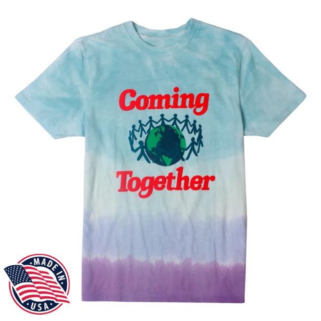Official Altru Apparel Clothing Coming Together Puff Ink Tie Dye T-Shirt