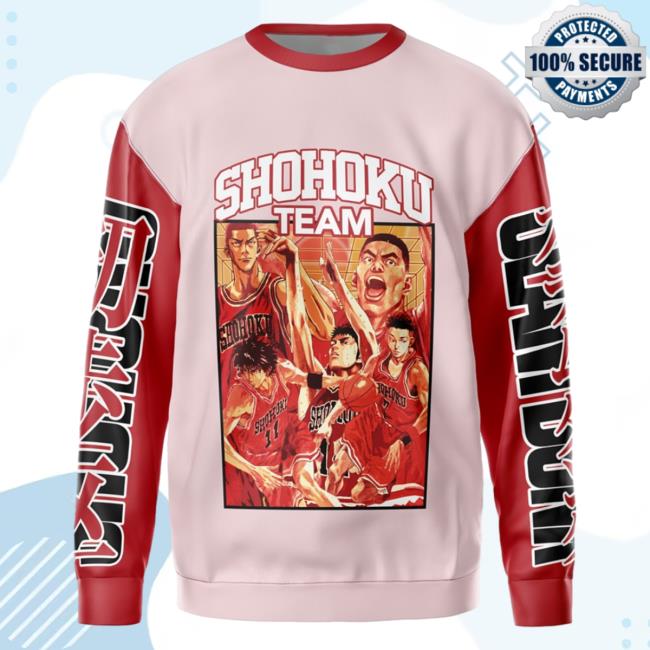 Official Anime Ape Clothing Shohoku Team Slam Dunk Streetwear AOP Tshirt 3D All Over Print Animeape
