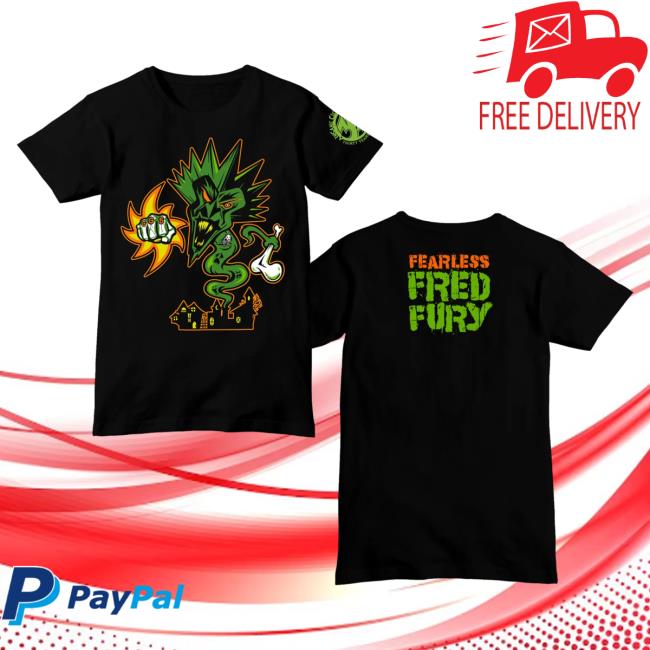 Official Icp Merch Clothing Store Insane Clown Posse Undead Fearless Fred Fury Black Tee Shirt