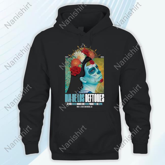 Deftones Merch Dia De Los Deftones Deftones 100 Gecs Knocked Loose Doechii Pinback Pieri Rile Capra T-Shirt