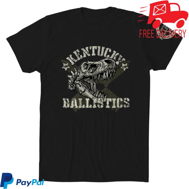 Official Kentucky Ballistics Merch Bunker Branding Kentucky Ballistics KB T-Rex Skull Shirt BunkerBranding KentuckyBallistics