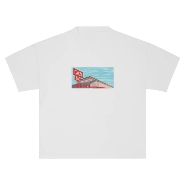 Official Fugazi Gazi Oil T-Shirts White