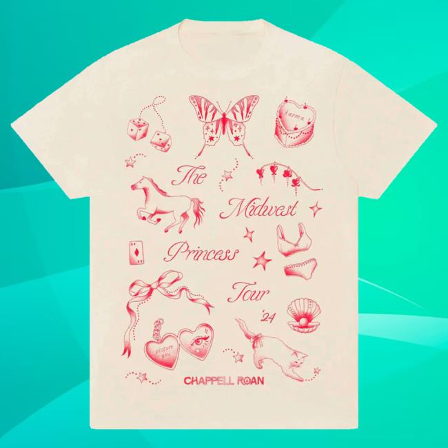 Official Chappell Roan Merch Store Midwest Princess 2024 Tour Attractive Shirt Chappell Roan Clothing Shop ChappellRoan