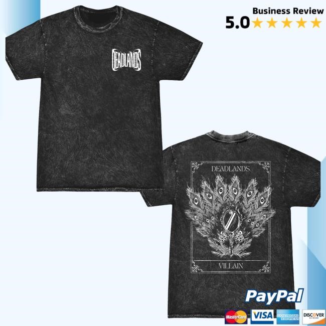 Official Deadlands Merch Store Deadlands Villain Stonewash T-Shirts