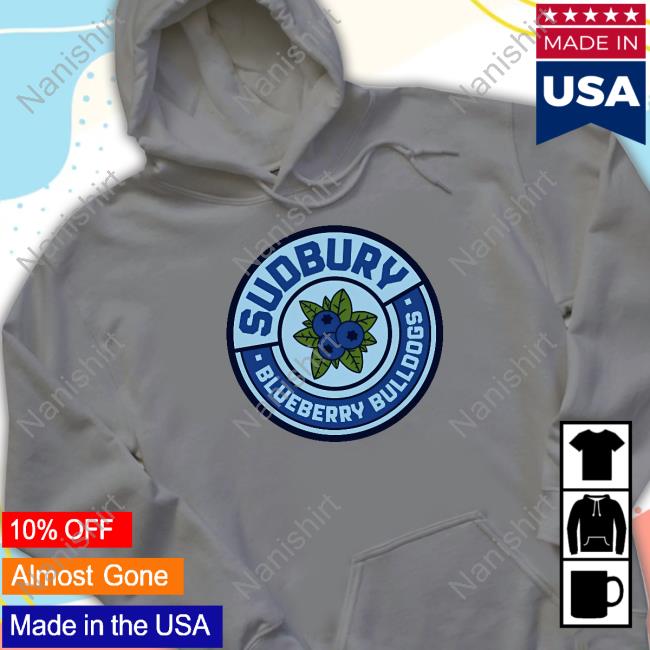 Letterkenny Merch Sudbury Blueberry Bulldogs Hooded Sweatshirt