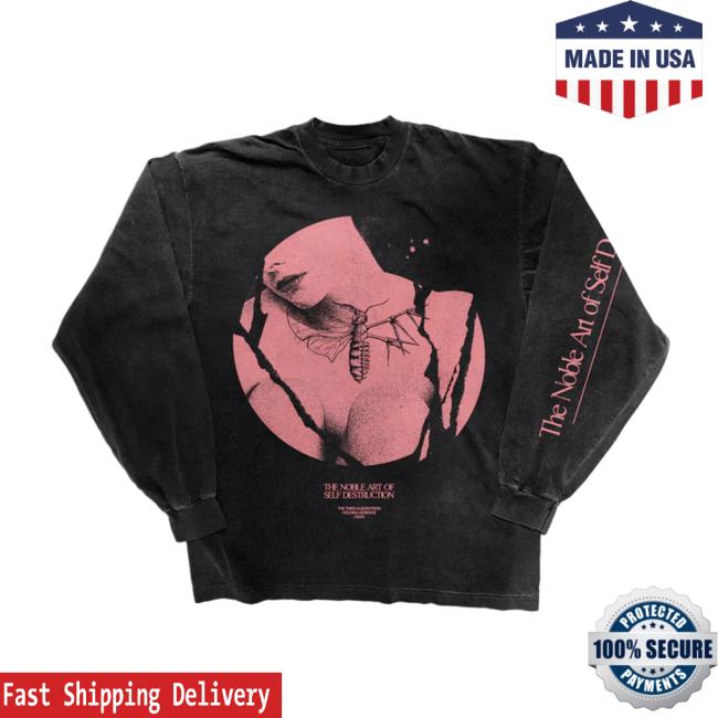 Holding Absence Merch Noble Art Ripped The Noble Art Of Self Destruction Sweatshirt