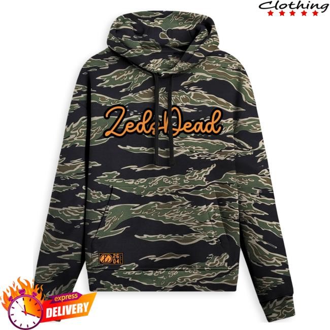 Official Zeds Dead Merch Shop ZEDS DEAD - Eazy Tiger Premium Heavyweight Camo Hoodie ZedsDead