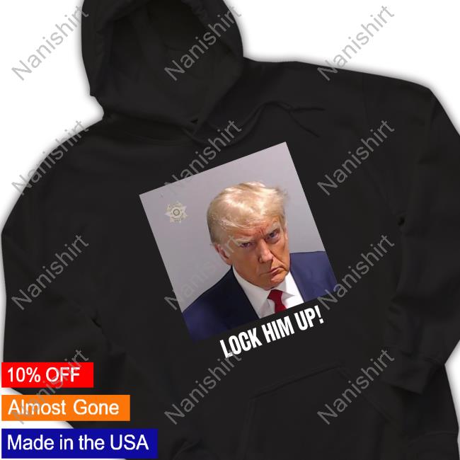 Official Jon Cooper Trump Mugshot Lock Him Up Shirt