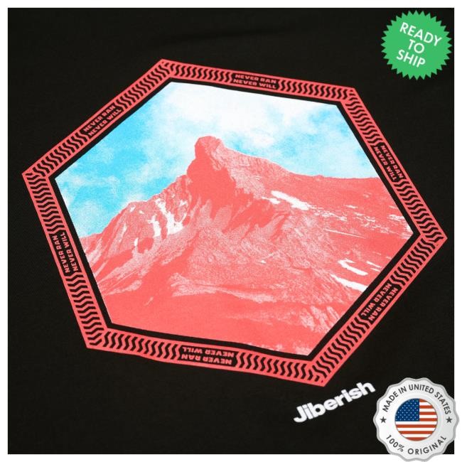 Official Jiberish Clothing Jiberish Romsdalen Supima Black Tee