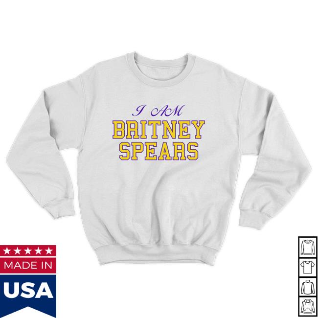 Official Britney Spears Merch Store Britney Spears I Am Britney Crew neck Britney Spears Apparel Clothing Shop BritneySpears