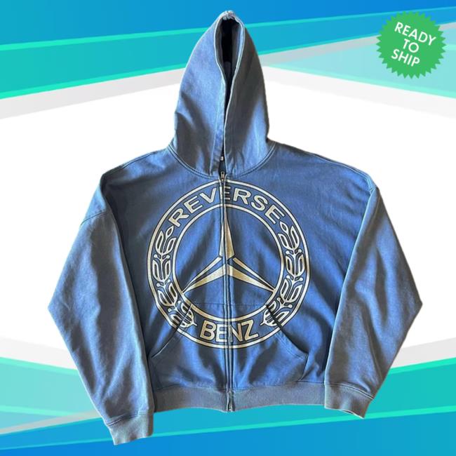 Official Hardest Fit Pics Reverse Benz Zip Crewneck Sweatshirt