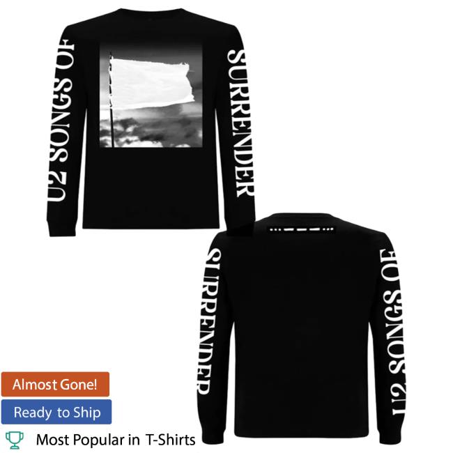 Official U2 Merch Shop Songs Of Surrender Long Sleeve Tee Black