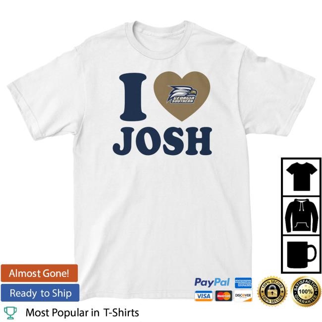 Official NIL Georgia Southern Apparel White "I Heart Mason Waddle" Pullover Hoodie GeorgiaSouthern