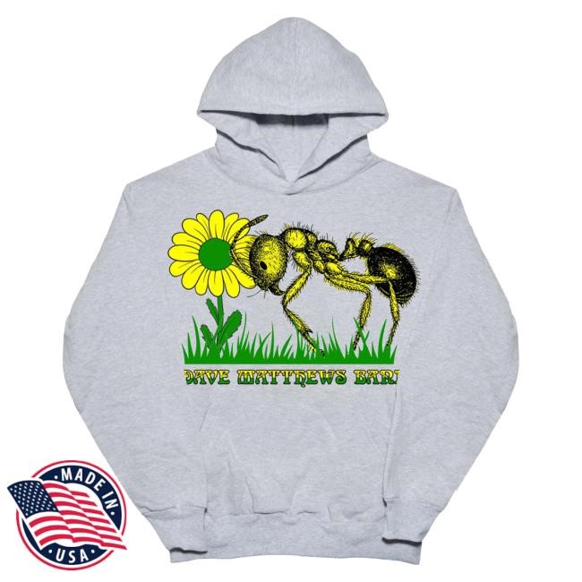 Official Dave Matthews Band Merch Store Ants Marching Hooded Sweatshirt