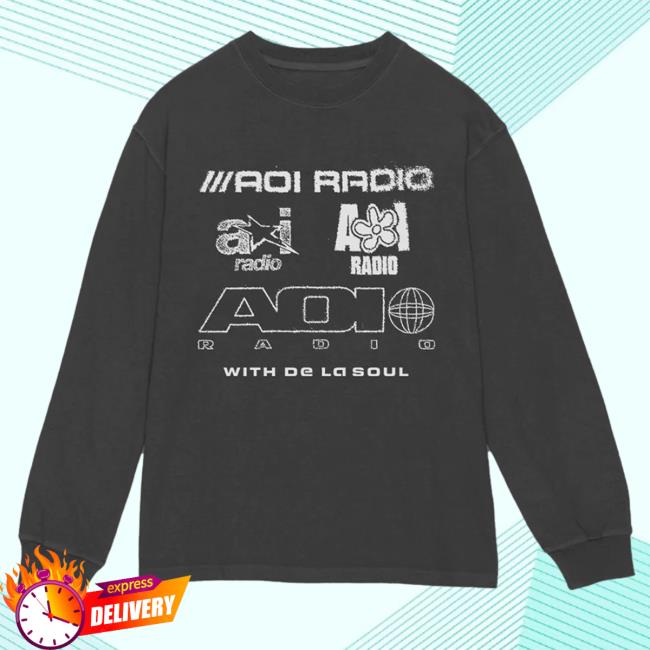 Official We Are De La Soul Aoi Radio With De La Soul Long Sleeve Tshirt
