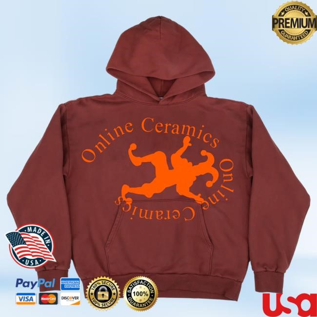 Official Online Ceramics Jester Logo Pullover Hoodie