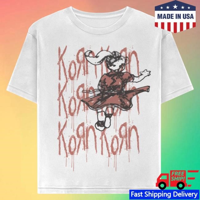 Official Korn Merch Store Korn Follow the Leader Logo Drip New Shirt