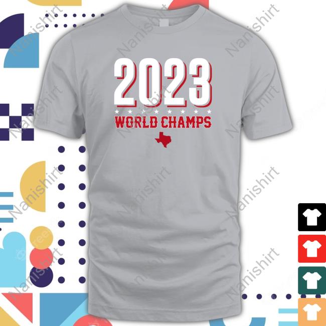 Official Breaking T Texas World Champions Banner Shirts