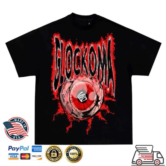 Glockoma Eyeball (Black/Red) Shirt - Key Glock Merch Store Shop
