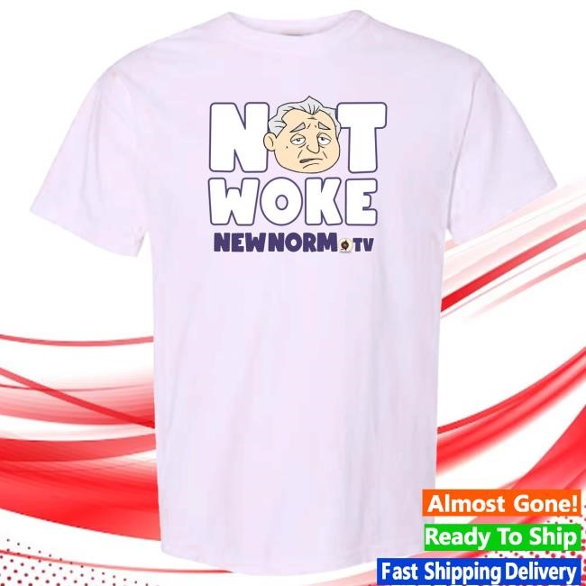 New Norm Not Woke Purple New T-Shirt The New Norm
