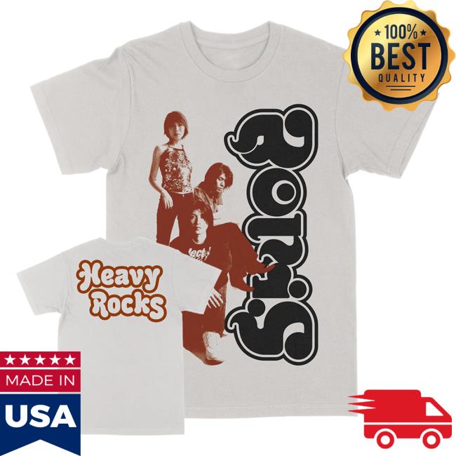 Death Wish Store Deathwish Inc Boris Heavy Rocks Band Vintage White Top Shirt Deathwishinc